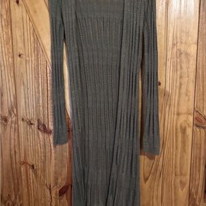 Freshman Olive Green Knit Cardigan